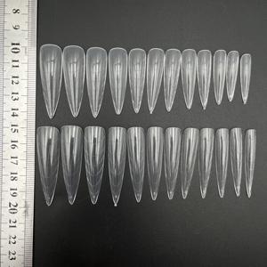 Nouvelle couleur blanche grande taille Stiletto Capsule Top Popit Dual Form Nail Tips Mold - Product Image 4