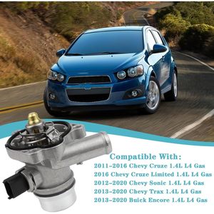 Conjunto de Carcasa de Termostato de Motor para Chevrolet Cruze 2011-2020, Pieza de Repuesto de Aluminio, Nuevo Modelo C20210000136 - Product Image 6