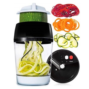 3 in 1 Adjustable <b>Vegetable</b> Spiralizer Stainless Steel <b>Fruit</b> and <b>Vegetable</b> Slicer Cutter for Zucchini Carrot Cucumber Onion - Product Image 5
