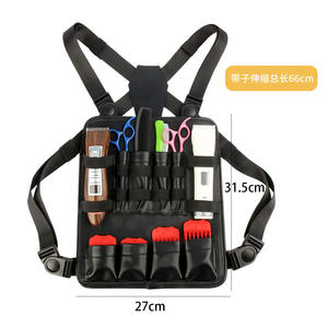 Coffret multifonctionnel pour coiffeur, ciseaux, peigne, tondeuse électrique, rangement pour tondeuse, fermeture éclair, fermeture éclair pour la coiffure - Product Image 1