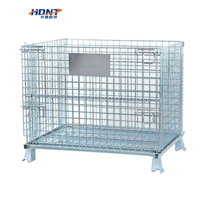<span class=keywords><strong>Cage</strong></span> en acier pliante industrielle robuste avec roues <span class=keywords><strong>Cage</strong></span> de stockage de pastèque citrouille - Product Image 1