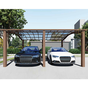Cochera de Aluminio y Policarbonato Resistente a Huracanes, Personalizable, para Exteriores, para Casa, Auto o <span class=keywords><strong>Garaje</strong></span> - Product Image 3