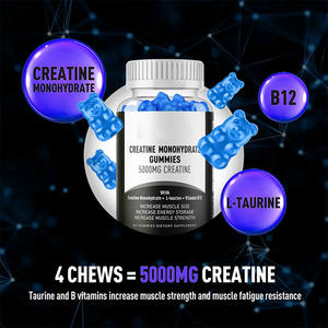 Creatine gummies קריאטין monohydrate hcl להגביר את האנרגיה להפחית את נשירת שיער לפני אימון גאמא קריאטין monohydrate החלבון שלי - Product Image 3