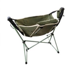 Chaise pliante de jardin Woqi en aluminium et tissu Oxford, 84x68x112cm, avec dossier solide, pour camping, plage et pêche en extérieur - Product Image 1