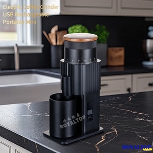 Molinillo de Café Eléctrico Portátil de Dosis Única <span class=keywords><strong>Recargable</strong></span> por USB en Aleación de Aluminio con Fresa Cónica de Acero Inoxidable 420 - Product Image 2