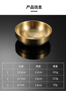 Soucoupe salo à fruits <span class=keywords><strong>en</strong></span> acier inoxydable, bol de Table, vente <span class=keywords><strong>en</strong></span> gros, OEM, livraison gratuite - Product Image 6