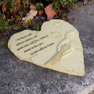 Statua Commemorativa per <span class=keywords><strong>Animali</strong></span> Domestici a Forma di Angelo, Regalo di Conforto per Cani Scomparsi, Scultura in Resina Dipinta a Mano per Decorazione da Giardino - Product Image 3