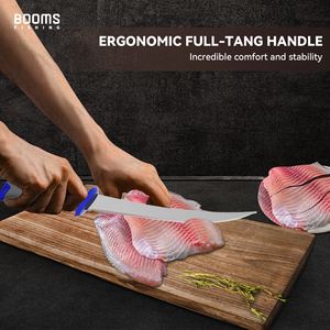 Booms <b>Fishing</b> Customized <b>Fishing</b> Cutting Filleting Knife Set PP Handle Exclusive Outdoor Hunting Fish Fillet Knife Set - Product Image 5