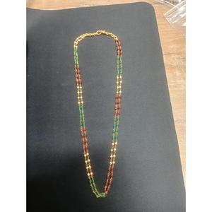 Collar de Perlas y Piedras Curativas de Jade Natural Colorido Estilo Bohemio para Mujer, Gargantilla de Perlas, Venta al por Mayor - Product Image 6