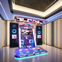 Machine de danse musicale d'arcade à monnayeur avec écran LCD, style sportif, 220V, pour centres de jeux intérieurs