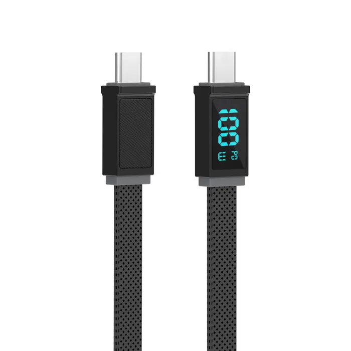 Кабель USB Type-c с ЖК-дисплеем, 100 Вт, 20 в, 5 А, 100 Вт