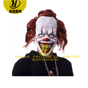 Costumi di Halloween Spaventosi, Outfit Realistico da Clown <span class=keywords><strong>Horror</strong></span> con Maschera per Feste a Tema - Product Image 5