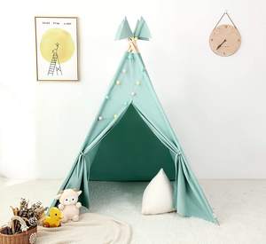 Casa de muñecas de lona para niños y bebés, tiendas de juguete para jugar al aire libre, tienda de tepé <span class=keywords><strong>indio</strong></span> de alta calidad - Product Image 3
