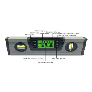 Rapporteur numérique électronique numérique de qualité industrielle de 30cm avec écran LCD et aimants - Product Image 6