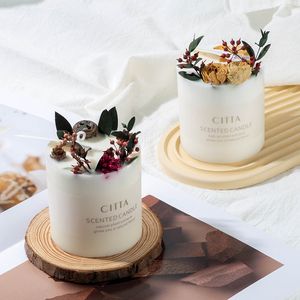 AIKUN bougies de luxe apaisent les nerfs et aident à dormir bougies de fleurs séchées parfumées décoration de la maison ensemble de cadeaux - Product Image 5