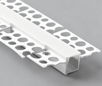 Profil flexible en aluminium LED carré à double face de 13 mm avec revêtement en silicone