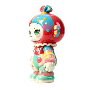 Figura de Juguete de PVC Personalizada, Figura Coleccionable de Vinilo, Caja Sorpresa, Muñeco de Plástico OEM, Juguete con Logotipo Personalizado, Figura de Payaso de Dibujos Animados - Product Image 2