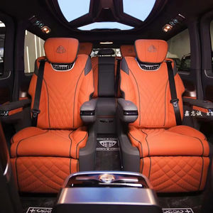 Asiento de sofá VIP de lujo para Alphard Sprinter Vito RV Motorhome Bus Van hecho de cuero PU y material de PVC - Product Image 2