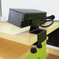Multiprise à fixation sur bureau certifiée ETL, 3 prises CA, protection contre les surtensions, 2 ports USB-A, 1 port USB-C, câble de 2 m, garantie de 5 ans