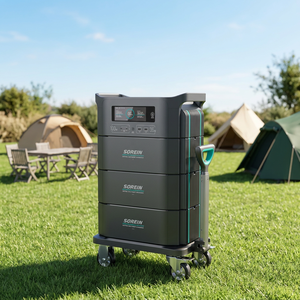เครื่องกำเนิดไฟฟ้าพลังงานแสงอาทิตย์แบบพกพา 5KW 7KW พร้อมแบตเตอรี่ลิเธียม กำลังไฟ 3000W รองรับไฟฟ้ากระแสสลับ 220V 240V รุ่น H1003 สำหรับใช้งานแบบออฟกริด - Product Image 1