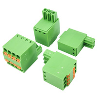 Bloc de bornes mâle-femelle à ressort double rangée CE 3,50 mm de haute qualité avec connecteur droit/à angle droit pour PCB