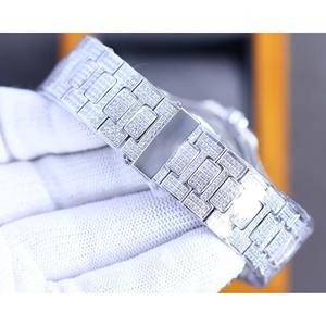 Reloj Automático Multifunción de Lujo con Diseño de Marca de Lujo, Esfera con Incrustaciones de Diamantes, Fecha y Cronómetro, para Hombre y Mujer, Envío Directo - Product Image 6