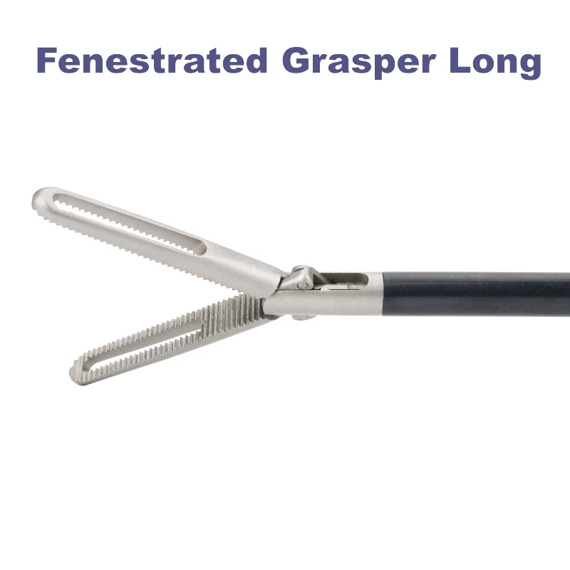 Fenestrated grasper long