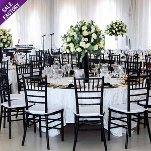Sedia da Matrimonio in Metallo Dorato <span class=keywords><strong>Tifany</strong></span> Chiavari Impilabile di Lusso per Arredo Commerciale Banchetti ed Eventi - Product Image 5