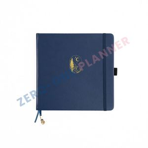 شعار مخصص إحباط A4 A5 B5 B6 pu جلد نباتي غلاف صلب مجلة مبطنة فارغة مسطّرة دوت شبكة طباعة دفتر رسم - Product Image 5