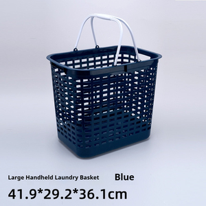 <strong>Large</strong> Plastic Laundry <strong>Basket</strong> for Students Dormitory Dirty Clothes <strong>Storage</strong> Bin for Bathroom Use - Product Image 6