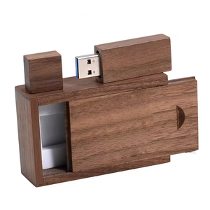 Logo Custom Wooden Box USB2.0 Flash Drive 128GB Gifts Pen Drive 64GB <strong>Real</strong> Capacity <strong>Memory</strong> Stick High Speed <strong>Pendrive</strong> 32GB 16GB - Product Image 4