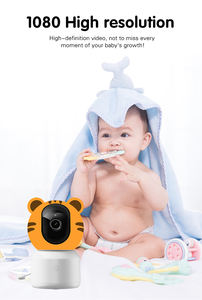Babyphone intelligent avec visualisation à distance <span class=keywords><strong>sur</strong></span> téléphone, angle de vision réglable, adaptateur secteur Tuya, détection d'alarme CE, détection de pleurs - Product Image 6