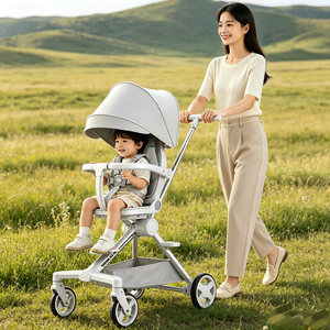 Carrito <span class=keywords><strong>de</strong></span> Bebé Ligero Todoterreno JXB Direct Selling High View con Mango Ajustable - Product Image 1