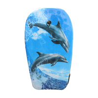 Planche de surf en matériau EPS personnalisé de 37 pouces avec équipement de natation créatif de flottabilité de motif d'océan pour le surf