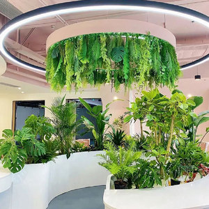 Décor de mariage forêt enchantée verdure fausses <span class=keywords><strong>plantes</strong></span> de plafond suspendues <span class=keywords><strong>plantes</strong></span> suspendues artificielles - Product Image 1