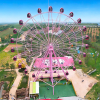 Grande Roue Géante de 89 m pour Parc d'Attractions, Divertissement Familial, Fournisseur de Grande Roue d'Observation Commerciale