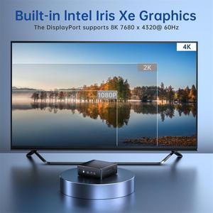 13th คอมพิวเตอร์ขนาดเล็กคอมพิวเตอร์ตั้งโต๊ะ I9 i7คอมพิวเตอร์เกมตั้งโต๊ะ <span class=keywords><strong>DDR4</strong></span>คู่ M.2 NVMe SSD พร้อมวิดีโอ8K - Product Image 5