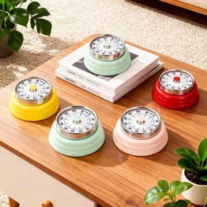 Minuteur mécanique de cuisine 60 min, horloge de compte à rebours magnétique pour la cuisine et l'apprentissage - Product Image 1