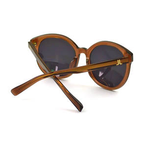 Gafas de Sol Redondas de Acetato <span class=keywords><strong>para</strong></span> Mujer, Gafas de Sol de Moda Hechas a Mano con Protección UV y Polarización - Product Image 6