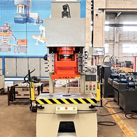 100T Präzisions-Einarm-Richtpresse CNC Hydraulische Presse PLC Motorpumpe 7,5KW Pulverkompaktierung Automobil-Stanzmaschine