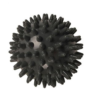 Haute densité noir 7.5cm 9cm Fitness main pied se détendre perdre du Muscle rigide PVC Spiky balle de Massage - Product Image 1