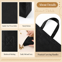 Nouveauté Sac à main en tissu non tissé laminé avec logo personnalisé Réutilisable pour les courses, les chaussures, l'emballage
