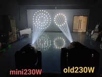 Mini 7R 230W Beam Cabeza móvil DJ Disco Lyre Beam RGBW LED Stage Sharpy Light a un precio