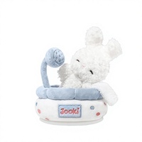 Peluche Lapin Bain Moussant Amusant, Adorable Poupée, Coussin de Sommeil, Cadeau d'Anniversaire Unisexe, Polyester Coton PP