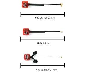 Rush Cherry II FPV 5.8G LDS Antenna LHCP RHCP SMA MMCX UFL Long Range <b>Racing</b> Antenna for FPV Quadcopter <b>Racing</b> <b>Drone</b> - Product Image 6