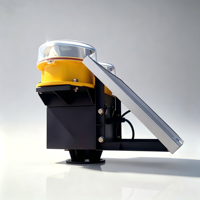 Feu de signalisation solaire à intensité moyenne avec autonomie de plus de 5 jours et synchronisation GPS