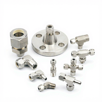 Valve à aiguille instrumentale Swagelok Type NV en acier inoxydable 316 forgé, 6000 PSI, double ferrule NPT, zéro fuite, pour huile, gaz, semi-conducteurs