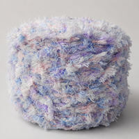 Tuyi Polyester Knitted and Woven Standard Uniformity Hand Knitting Space Dyed Fishtail Fancy Knot Yarn Nm 2.2