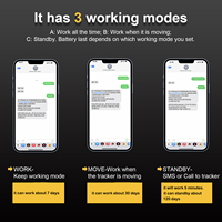 Localizador de activos recargable a prueba de agua SinoTrack, dispositivo de seguimiento GPS inalámbrico de batería de larga duración con aplicación gratuita