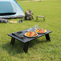 Table pliante compacte moderne écologique en aluminium, légère, portable, durable, mobilier d'extérieur pour le camping, le barbecue, la pêche, la plage